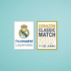 Real Madrid Legends Corazón Classic Match 2017 Soccer Patch / Badge