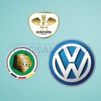 Germany Bundesliga League Cup DFB-Pokal, VW sponsor logo & 71 finale berlin 2014 Patch