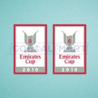 Arsenal Emirates Cup 2010 Sleeve Soccer Patch / Badge