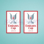 Arsenal Emirates Cup 2013 Sleeve Soccer Patch / Badge
