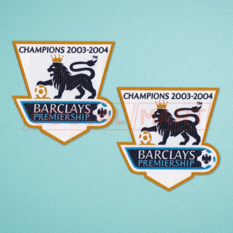 Angleterre Patchs Badges Premier League Champion 2004 maillot de foot Arsenal 