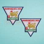 England Premier League Champion 1992-1993 Sleeve Gold Patch / Badge Manchester United Jersey