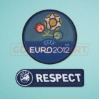 UEFA European Championship 2012 Sleeve Soccer Patch / Badge + Respect 2012 Sleeve Soccer Patch / Badge