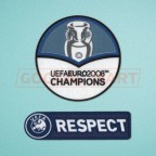 UEFA European Championship 2012 - 2008 Champions Spain + Respect 2012 Sleeve Soccer Patch / Badge