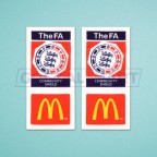FA Charity Shiled 2002-2004 McDonald's Sleeve Soccer Patch / Badge