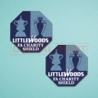 FA Charity Shiled 1997 LITTLEWOODS Sleeve Soccer Patch / Badge