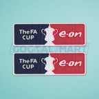FA Cup 2007 - 2011 e-on Sleeve Soccer Patch / Badge