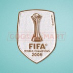 FIFA Club World Cup 2008 Winner Manchester United Home Sleeve Soccer Patch / Badge