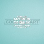 Atletico Madrid 2017 Vincente Calderon Final De Leyenda Sleeve Soccer Patch / Badge