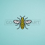 Manchester (Man City/Man United) 2017-2018 Bee Emblem Soccer Patch / Badge
