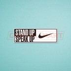 England Premier League Stand Up Speak Up Soccer Patch / Badge (Suitable 03-04 ManUnited & Arsenel)