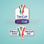 Italy TIM Cup 2015 final Juventus vs Lazio Sleeve Soccer Patch / Badge