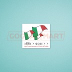Italy TIM Cup 150 anniversario 1861-2011 Sleeve Patch / Badge