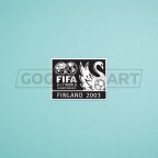 FIFA U-17 World Championship Finland 2003 Soccer Patch / Badge
