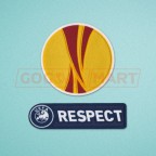 UEFA Cup 2009-2014 + Respect 2011-2012 Sleeve Soccer Patch / Badge