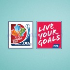 FIFA Women's World Cup 2015 & Live Your Goals Soccer Patch / Badge 