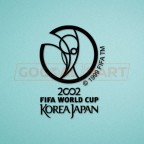 FIFA World Cup 2002 Korea Japan Black Sleeve Soccer Patch / Badge 