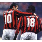 Gullit #10 1993?1995 AC Milan Homekit Nameset Printing 
