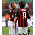 AC Milan 2008-2009 Inzaghi #9 Homekit Nameset Printing