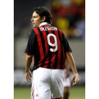 AC Milan 2009-2010 Inzaghi #9 Homekit Nameset Printing