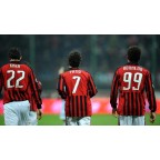 AC Milan 2007-2008 Kaka #22 Homekit Nameset Printing 