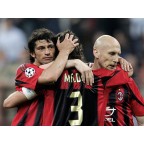 AC Milan 2004-2007 Maldini #3 Homekit Nameset Printing