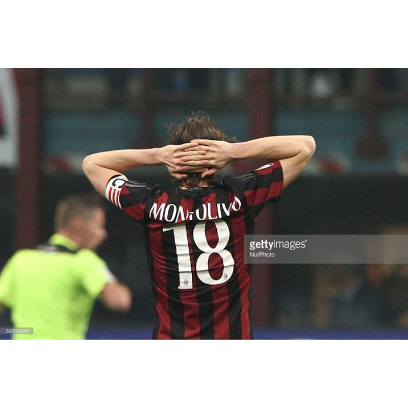 Lapadula #9 2016-2017 AC Milan Homekit Nameset Printing 