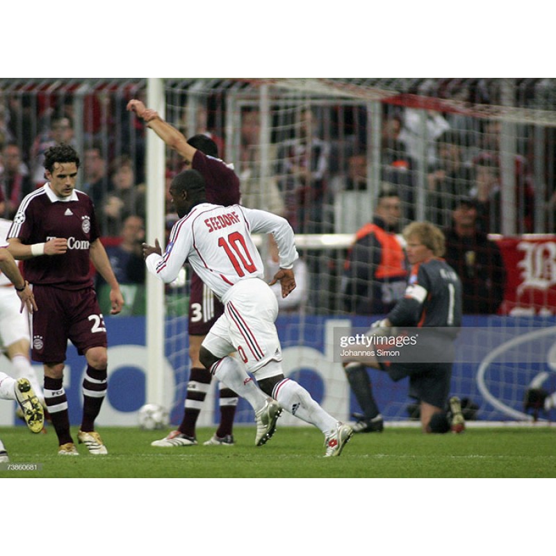 AC Milan 2006-2007 Seedorf #10 Awaykit Nameset Printing