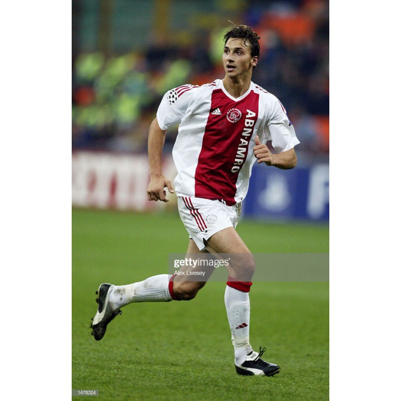 Zlatan #9 2001-2002 Ajax CL Homekit Nameset Printing 