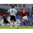 Argentina 2002 Batistuta #9 World Cup Homekit Nameset Printing 
