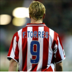 Atletico Madrid 2003-2004 F. Torres #9 Homekit Nameset Printing