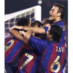 Barcelona 2001-2002 Kluivert #9 Homekit Nameset Printing