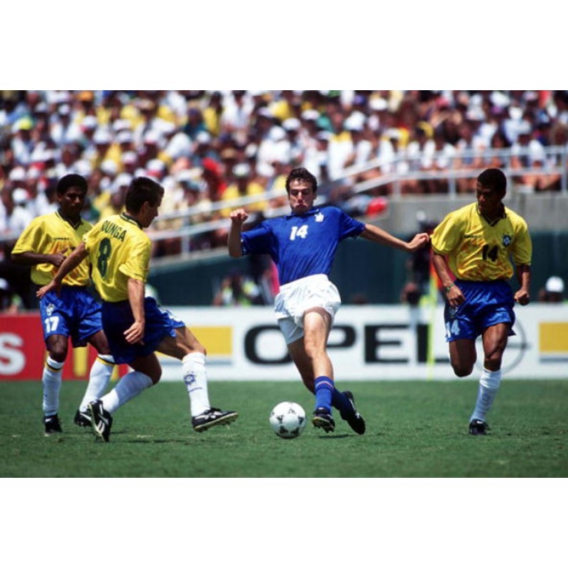 Brazil 1994 Dunga #8 World Cup Homekit Nameset Printing 