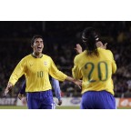 Brazil 2006 Ronaldinho #20 World Cup Awaykit Nameset Printing 