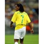Brazil 2002 Ronaldinho #7 World Cup Homekit Nameset Printing 