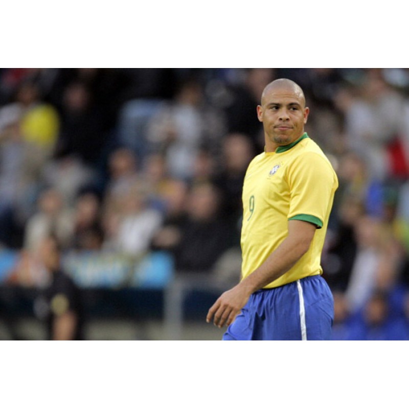 FIFA WORLD CUP 2006 Brazil #9 RONALDO Homekit Name Set Printing 