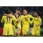 Chelsea 2013-2014 Drogba #11 Champions League Awaykit Nameset 