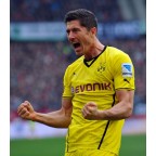 Dortmund 2012-2014 Lewandowski #9 Homekit Nameset Printing