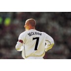 England 2002 Beckham #7 World Cup Homekit Nameset Printing 