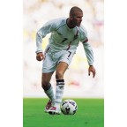 England 2002 Beckham #7 World Cup Homekit Nameset Printing 