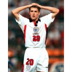 England 1998 Owen #20 World Cup Homekit Nameset Printing 