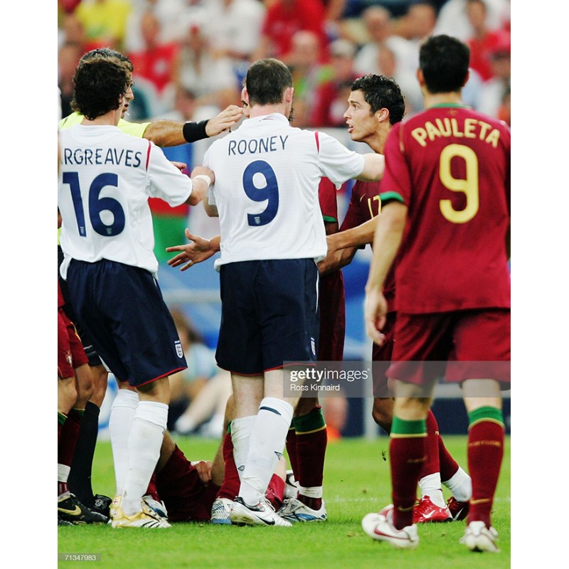 England 2005-2007 Rooney #9 Homekit Nameset Printing