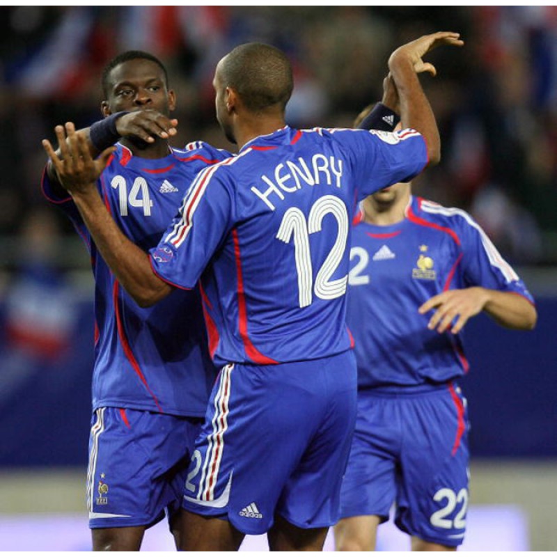 France 2006 Henry #12 World Cup Homekit Nameset Printing 