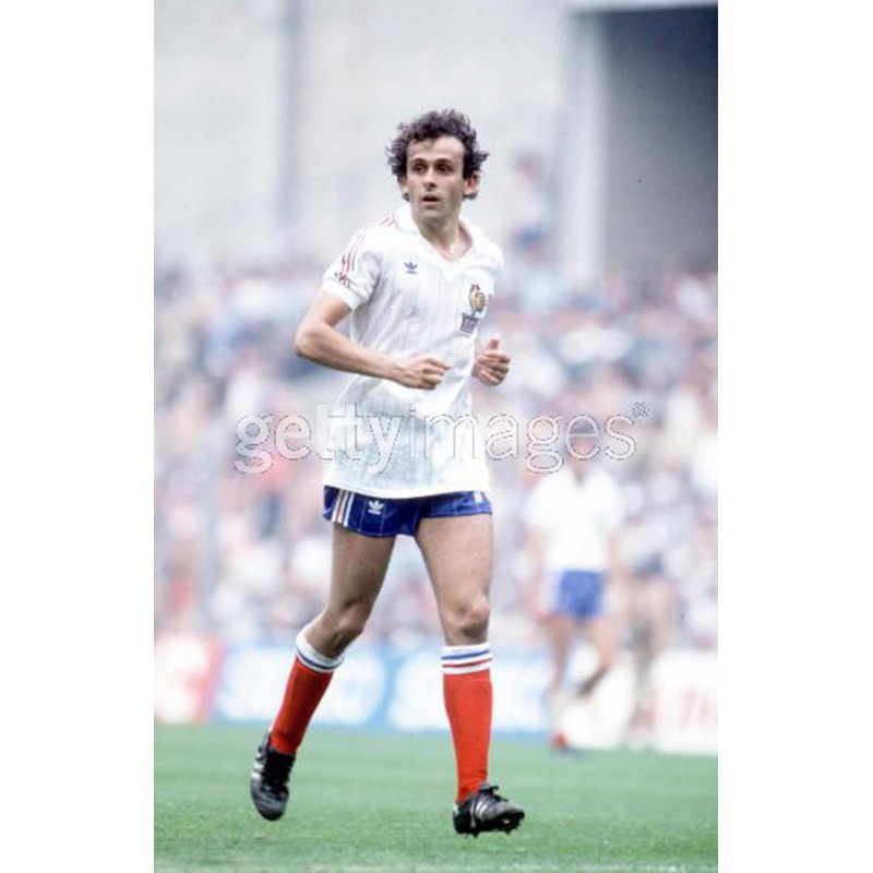 France 1982 Platini #10 World Cup Awaykit Nameset Printing 