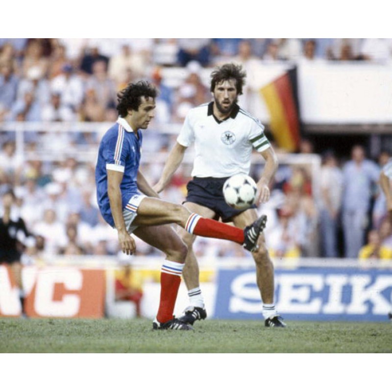 France 1982 Platini #10 World Cup Homekit Nameset Printing 