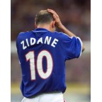 France 2000 Zidane #10 EURO Homekit Nameset Printing 