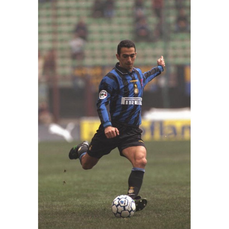 Inter Milan 1996-1997 Djorkaeff #6 Awaykit Nameset Printing