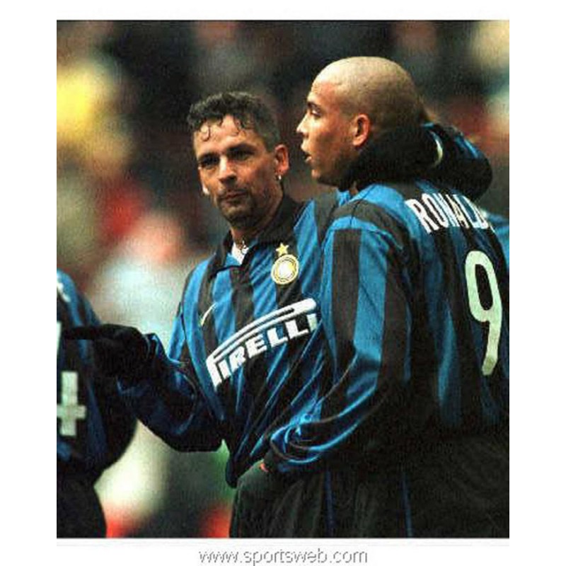 Inter Milan 1998-1999 Ronaldo #9 Homekit Nameset Printing