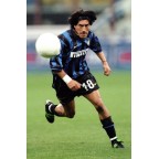 Inter Milan 1999-2000 Zamorano #18 Awaykit Nameset Printing