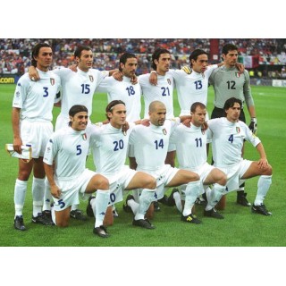 Maldini #3 EURO 2000 Italy Awaykit Nameset Printing 